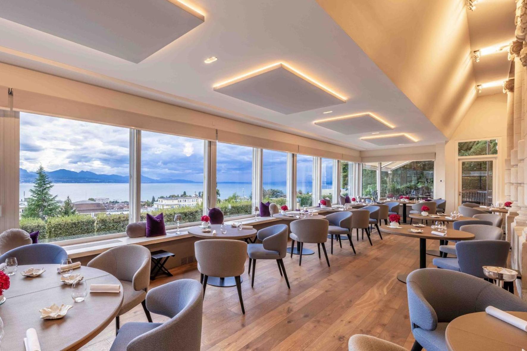 Lausanne Palace Esterno foto Restaurant